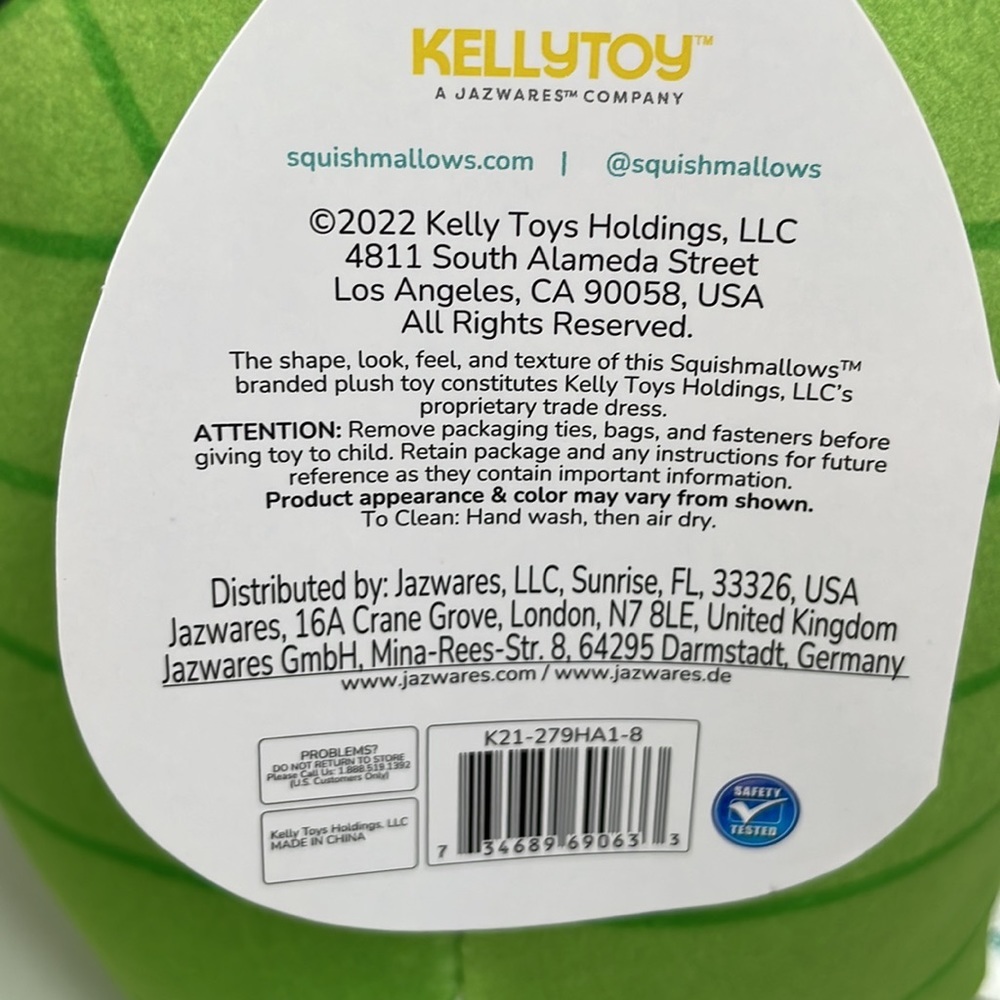 Squishmallows Major The Green Mummy 8” Halloween 2022 - Picture 7 of 8